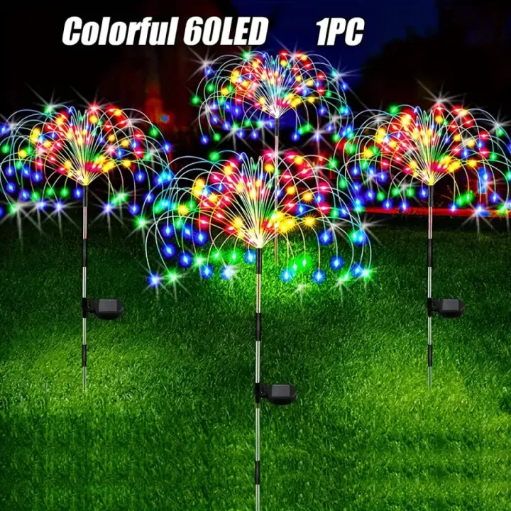 🌞🔥 أضواء نارية شمسية LED – تأثير لهب ساحر لحديقتك!