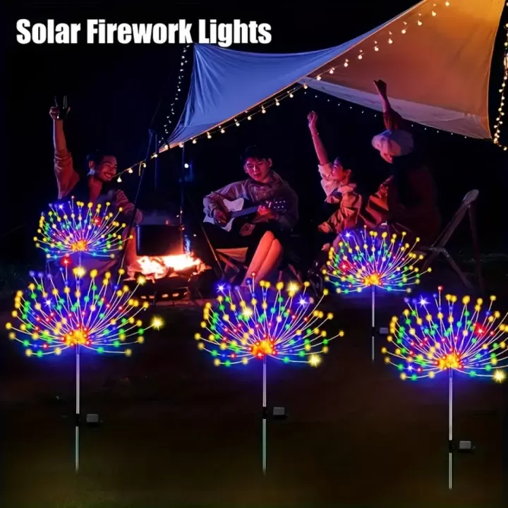 🌞🔥 أضواء نارية شمسية LED – تأثير لهب ساحر لحديقتك! 1