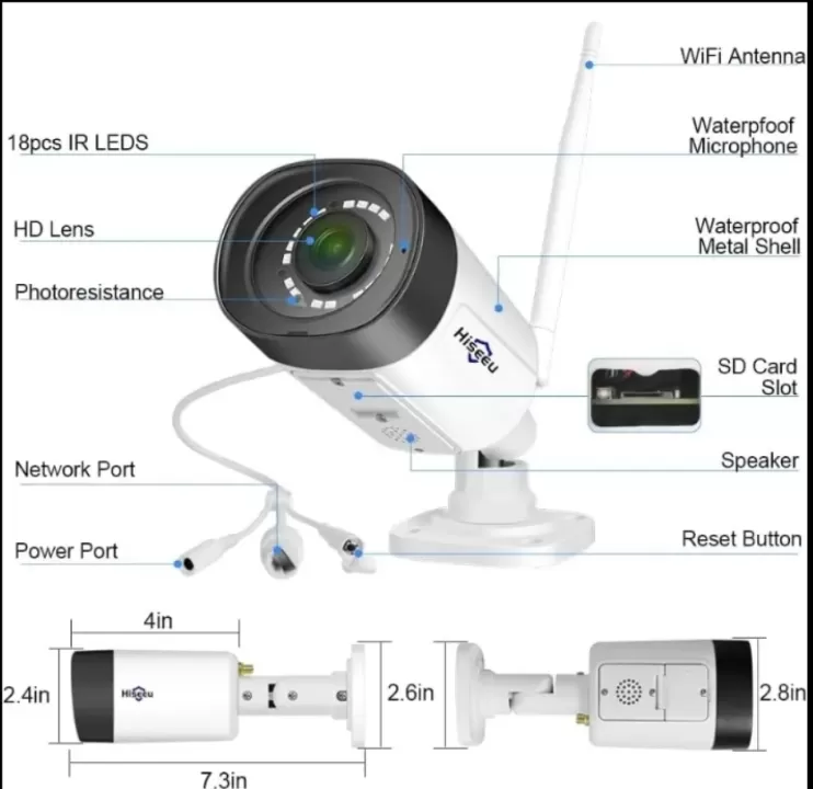 🎥 كاميرا أمنية ذكية لاسلكية TZHB315 تمنحك أمان منزلك أو مكتبك على مدار الساعة 🏡🔒. 5