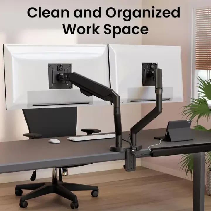 🔧🚫 منظف كابلات تحت المكتب بدون حفر! ⚡ صينية PVC متينة | تركيب ذاتي اللصق وخالٍ من الأسلاك 🏠 مثالي للمكتب المنزلي، إعدادات الألعاب ومساحة العمل | تصميم موفر للمساحة 3