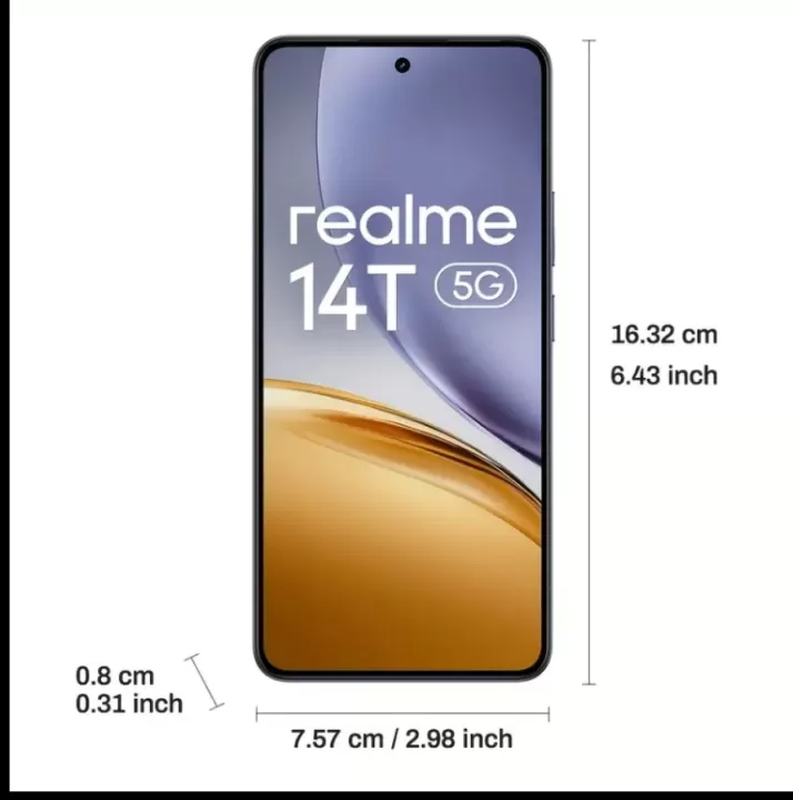 📱 ريلمي 14T 5G النسخة العالمية، هاتف ذكي يجمع بين الأداء العالي والتصميم الأنيق ✨🌍. 4