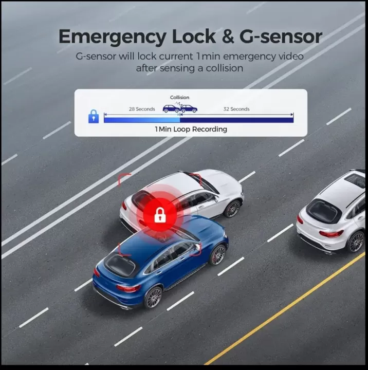 🚗 كاميرا الرؤية الليلية للسيارات تمنحك مراقبة كاملة وأمانًا عاليًا أثناء القيادة والوقوف 🛡️✨. 1