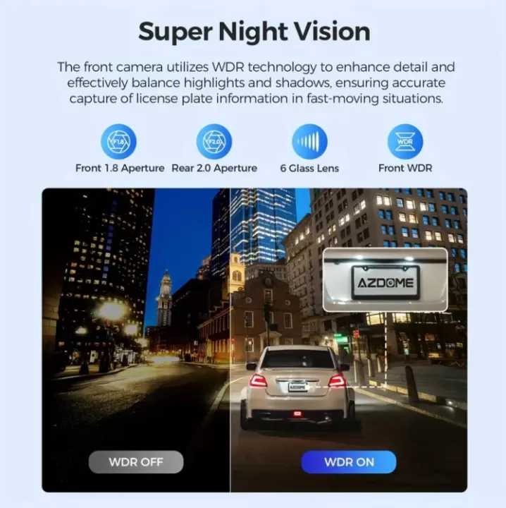 🚗 كاميرا الرؤية الليلية للسيارات تمنحك مراقبة كاملة وأمانًا عاليًا أثناء القيادة والوقوف 🛡️✨. 6