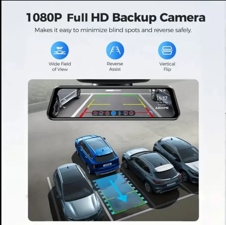 🚗 كاميرا الرؤية الليلية للسيارات تمنحك مراقبة كاملة وأمانًا عاليًا أثناء القيادة والوقوف 🛡️✨. 8