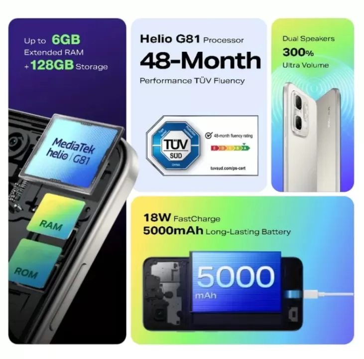 📱 هاتف Infinix Hot50i 4G – تجربة ذكية وسلسة مع أداء قوي وشاشة مذهلة! 5