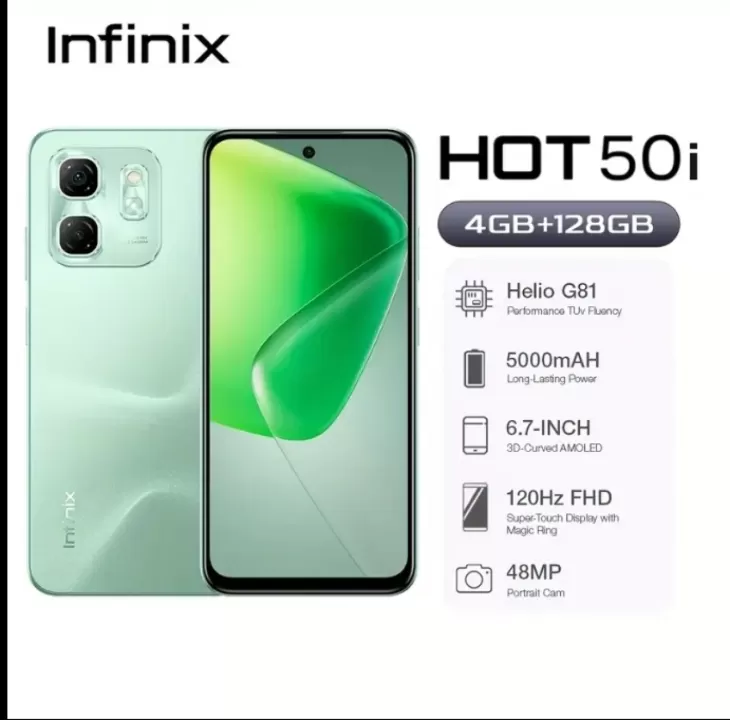 📱 هاتف Infinix Hot50i 4G – تجربة ذكية وسلسة مع أداء قوي وشاشة مذهلة! 6