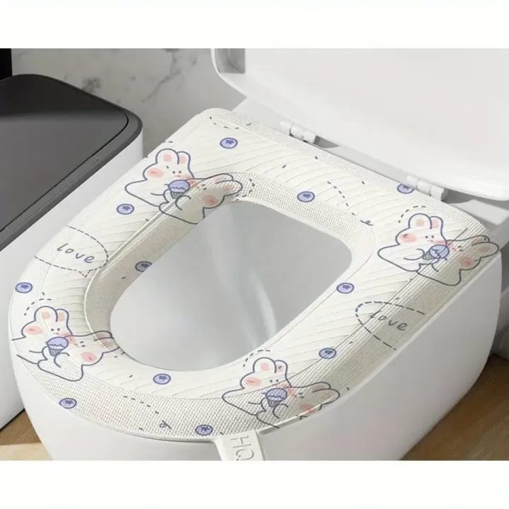 مقعد المرحاض المقاومة للماء 🐰💧 1