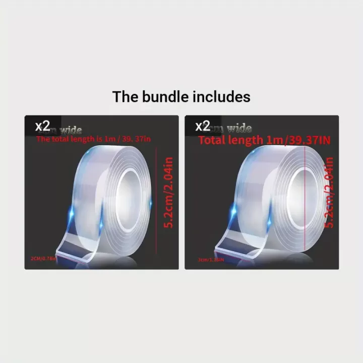 قطعة شريط لاصق ثنائي الوجه فائق القوة 🛠️✨ 6