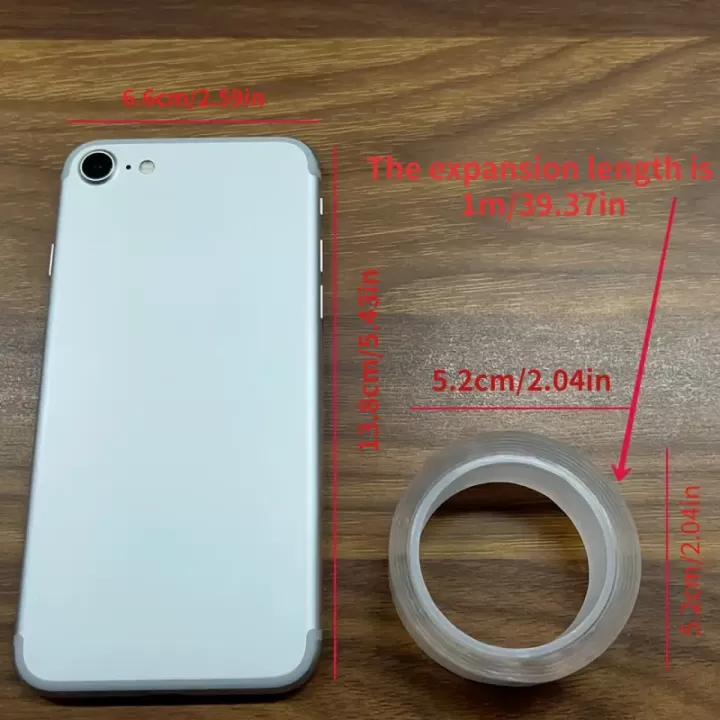 قطعة شريط لاصق ثنائي الوجه فائق القوة 🛠️✨ 9