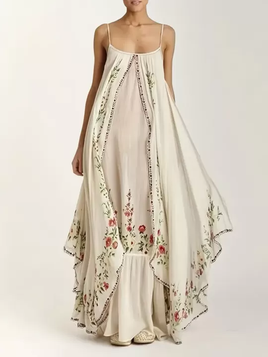 👗 فستان الأناقة المتفتحة – لمسة زهرية لكل المواسم 1