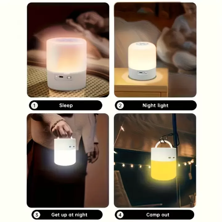 💡✨ مصباح جانبي باللمس – إضاءة ذكية وعصرية! 3