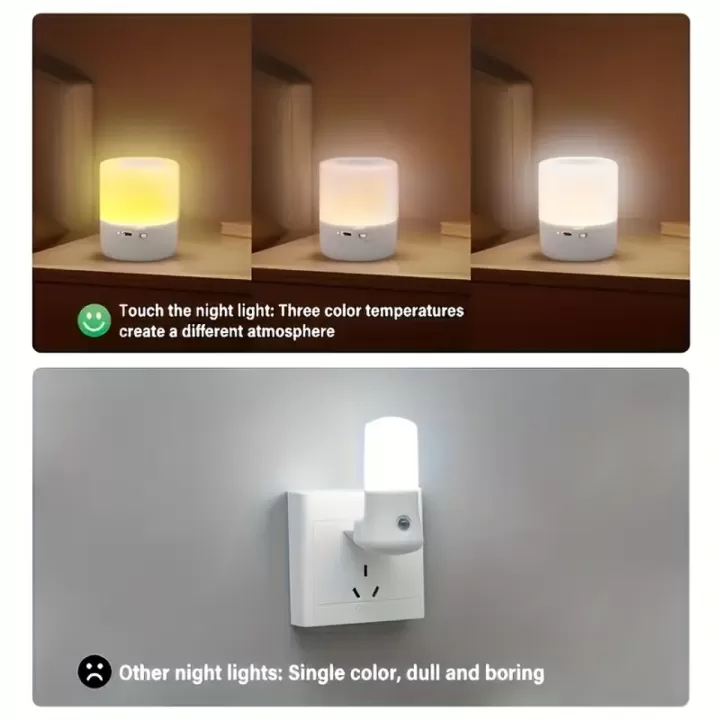 💡✨ مصباح جانبي باللمس – إضاءة ذكية وعصرية! 7