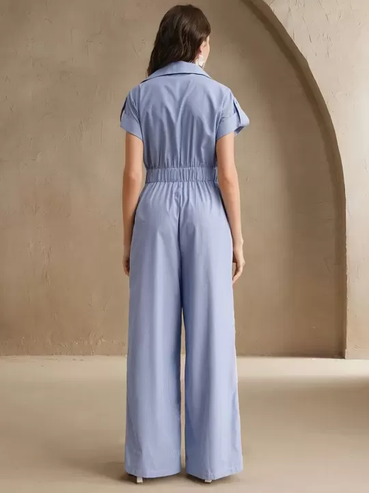 👗 جامبسوت الأناقة المخططة – لمسة فنية ترتديها! 4