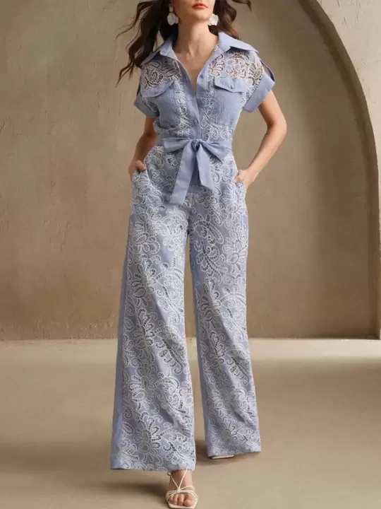 👗 جامبسوت الأناقة المخططة – لمسة فنية ترتديها! 5